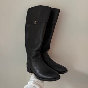 Tory Burch Jolie Leather Riding Boot 6.5